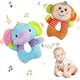 thumbnail image 1 of Muñeco de peluche de juguete sonajero, 2 piezas de juguete de peluche sonajero para bebé, juguetes de animales suaves para bebé, instrumento de sentido del bebé durante más de 0 meses, 1 of 4