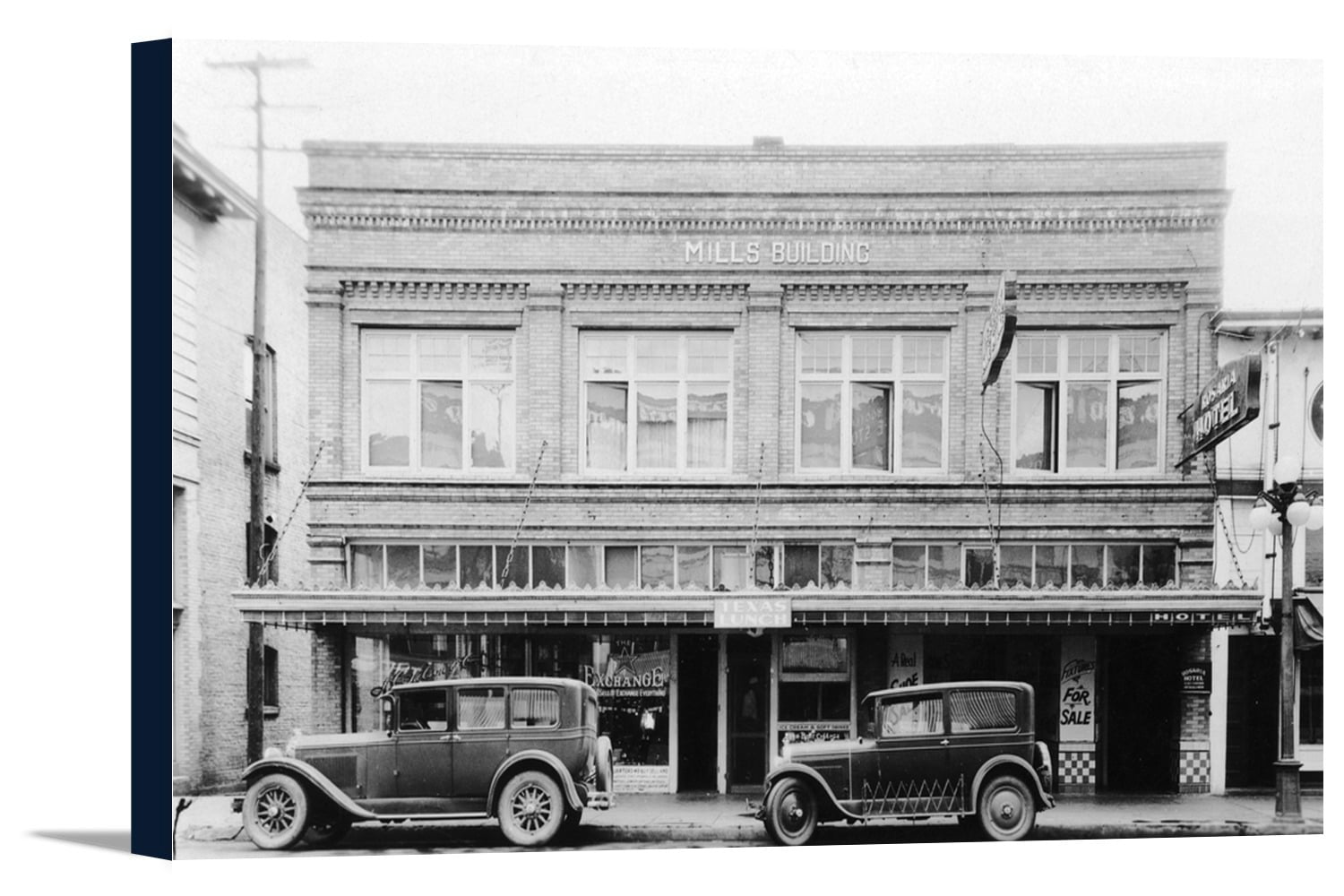 Rosalia, Washington Hotel View Main Street Photograph (18x10.5 Gallery