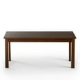 Zinus Juliet 40" x 18" Wood Bench, Espresso - Walmart.com