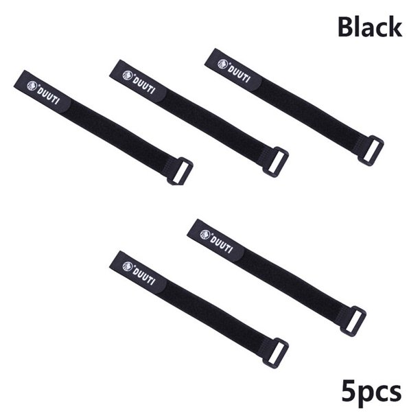 5Pcs 25cm Bicycle Handlebar Fixed Tape Road Bike Handlebar Strap Fishing Rod Tie Holder Strap Suspenders Fastener Hook Loop Ties He Qiyong unisex