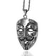 thumbnail image 1 of Collar simple popular de acero de titanio, joyería femenina, máscara de payaso, hip hop, colgante de hip hop, cadena de suéter, collar femenino para hombre JAMW Sencillez, 1 of 5
