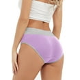 thumbnail image 4 of snilers 4 PC Plus Size Womens Menstrual Period Panties High Waist Leak Proof Underwear Postpartum Protective Briefs M-5XL, 4 of 5