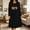 A01Black, variant on Xdegoge Womens Fall Nightgown Long Sleeve Sleepwear Coffee Cup Graphic Sleep Dress Autumn Thanksgiving Casual Lounge Pajamas Comfortable Nightshirts Gowns