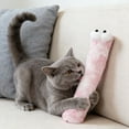 thumbnail image 3 of Cat Toys Pillows,1 Pack, Catnip Inside,Soft and Durable Kick Sticks with Crinkle Sound, Interactive Indoor Kitten Play and Exercise Toy 14.57 Inches (Light Pink), 3 of 7