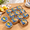 12-Capri Lemon, variant on 12 Capri Lemon Party Favors For Guests Small Ceramic Bowl Bulk Gifts Set 3.3 Inch Fldesign Mini Dipping Sauce Dish With Card Box B