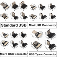 FFC TypeC Mini Micro USB Ribbon Connectors Flat Soft Flexible FPC