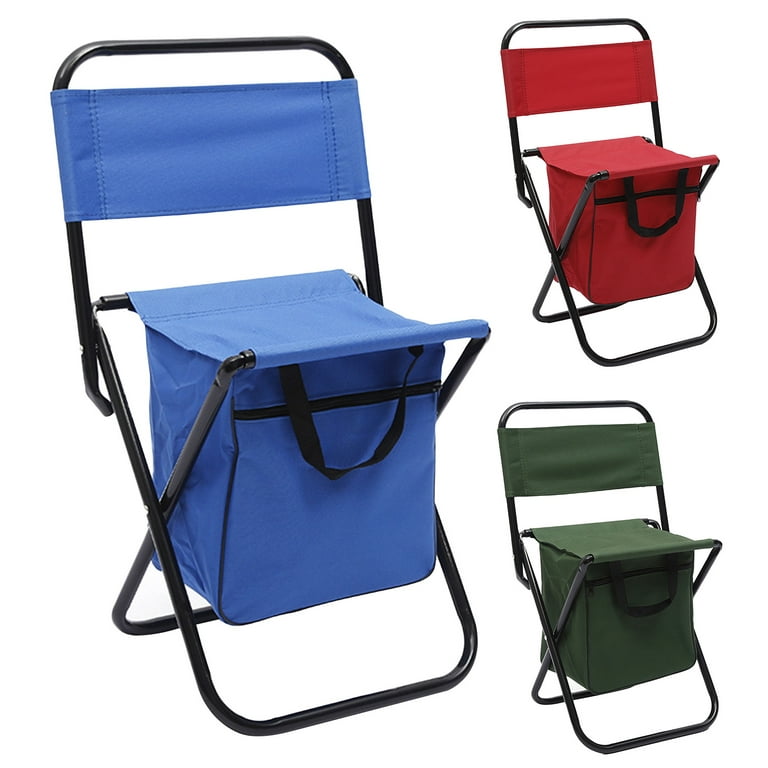 LeKY Folding Camping Fishing Chair Stool Portable Backpack Picnic
