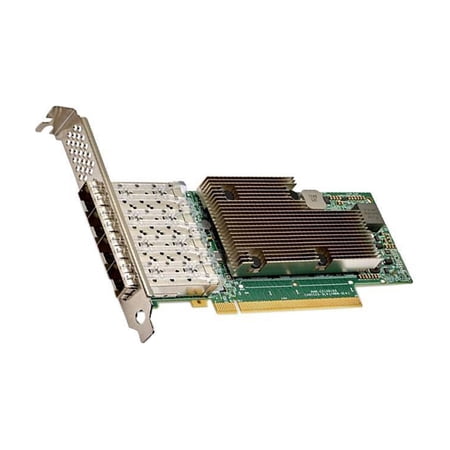 UPC: 0650861000635 | Broadcom High-Performance  Feature-Rich NetXtreme E-Series Quad-Port 25G PCIe Ethernet NIC