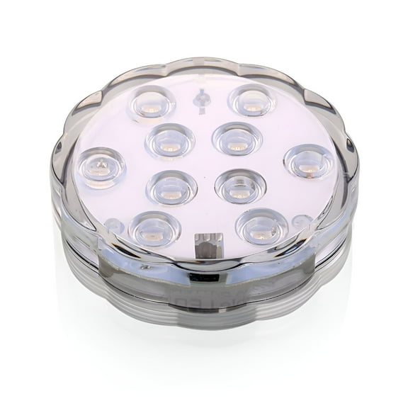 HIBIBUD Outdoor Solar Lights Mini Candle Tealight Candles Submersible Globe Remote Control Halloween Lamps White