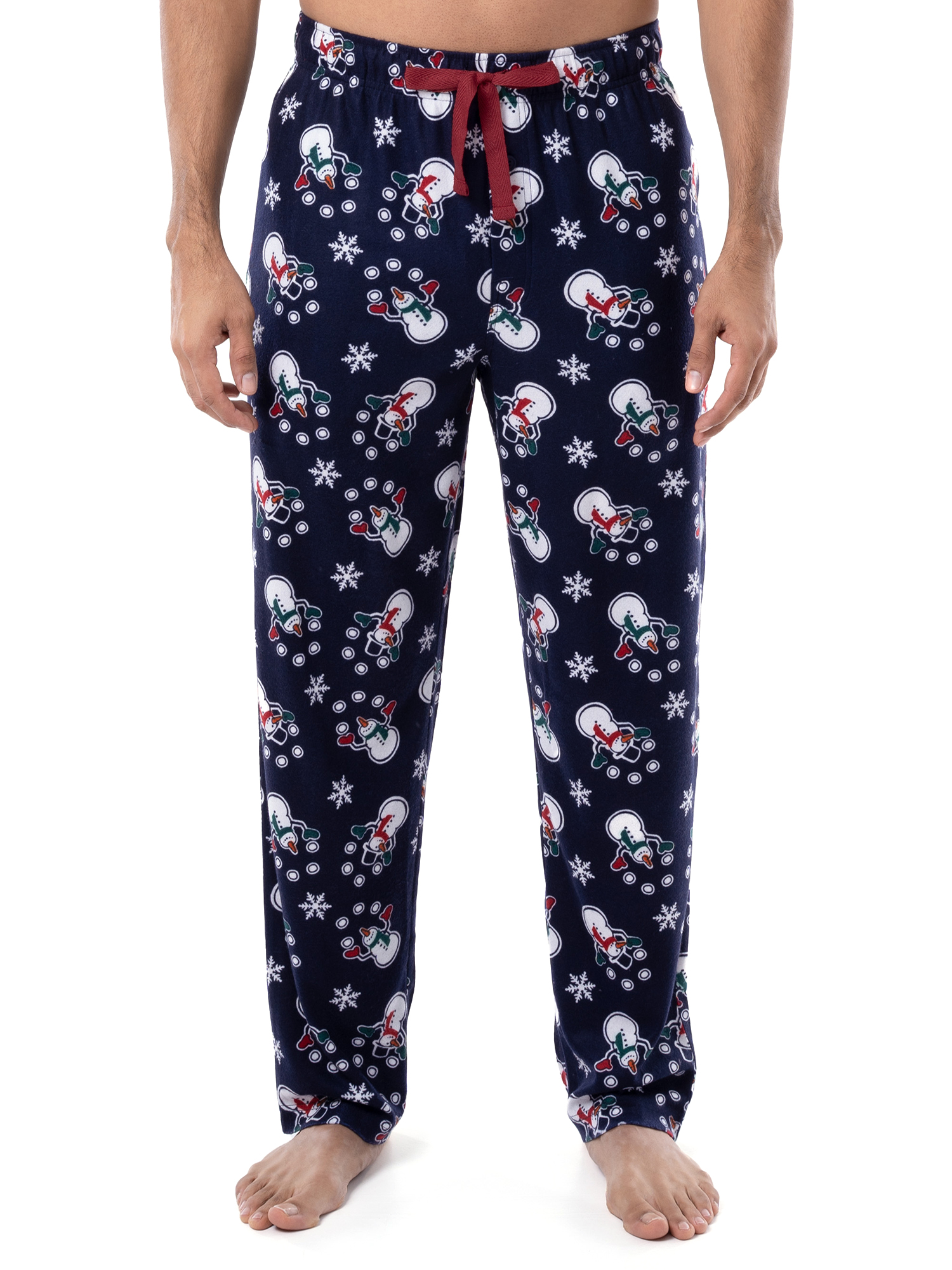 Fruit of the Loom Men's Holiday and Plaid Print Soft Microfleece Pajama Pant 2-Pack Bundle - image 4 of 15