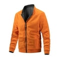 thumbnail image 4 of Traje de vuelo de moda para hombre más chaqueta de algodón Reversible chaqueta de cuello alto en abrigo cálido de invierno Pompotops  oipoqjl37799, 4 of 5