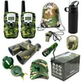 thumbnail image 4 of Cerem Outdoor Adventure Kit - Camouflage Camping Gear with Walkie-Talkies, Compass, Flashlight, SOS Whistle, 4 of 12