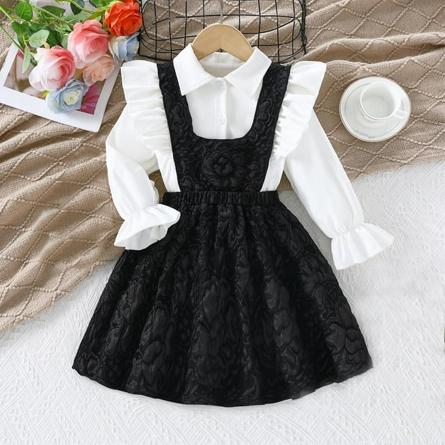 LOVZFMLL Robe d'Été à Manches Courtes Col Rond Couleur Unie pour Filles