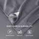 thumbnail image 5 of Fundas de almohada Bedsure Cooling, tamaño estándar, paquete de 2, color gris oscuro, 5 of 7