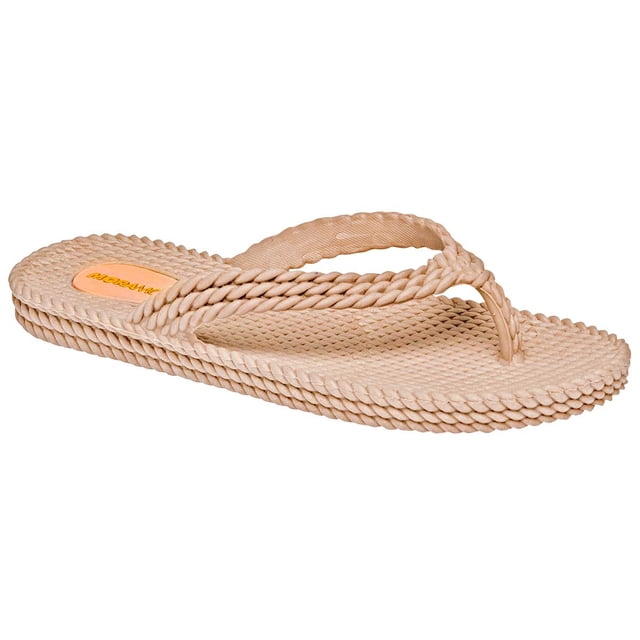 SANDALIA PLANA MORAMORA BEIGE 91953
