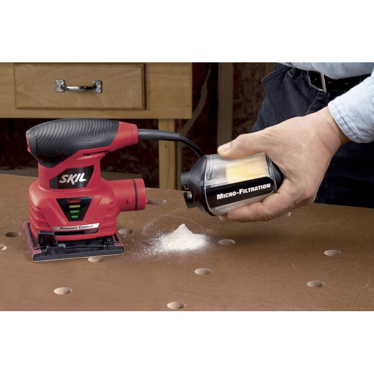 SKIL, Sheet Sander, 7292-02, Pressure Control Dust Canister