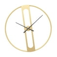 thumbnail image 3 of Tongina Round Wall Clock Decorative Wall Clock Art Wall Decor Diameter 50cm Silent Hanging Clock Big Wall Clock for Farmhouse Bedroom Gold, 3 of 8
