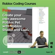 CodaKid Roblox Coding, Award-Winning, Coding for Kids, Ages 9+ with Online Mentoring Assistance, Learn Computer Programming and Code Fun Games with Lua