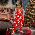 thumbnail image 2 of Fgnfyis Combinaison Fille Tout-Petit Bébé Fille Imprimés Combinaison Sans Manches Barboteuse Tenues Pantalons Vêtements Rouge 90, 2 of 5