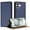 Blue, variant on Compatible for iPhone 17 Wallet Case, PU Leather Folio Flip Protective Case with Credit Card Holder, Kickstand, Shockproof Cover for iPhone 17, Brown