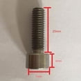 thumbnail image 4 of 5pcs Tornillos De Hexagonal Cap Tuerca Rosca USTED ES M4 * 20 mm, 4 of 4