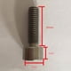 thumbnail image 4 of 5 uds tornillos de cabeza Hexagonal enchufe hexagonal pernos Allen herramienta de rosca de tuerca mm Gloria  Titanio Tornillo de cabeza redonda, 4 of 4