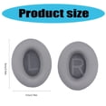 thumbnail image 3 of FENOHREFE Sports Fabric Ear Cushions for QC35 QC35II Headphones Breathable Meshes Fabric Earpads Ear Covers for Enhances Comfort, 3 of 9