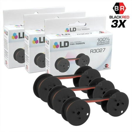 LD Compatible Data Supply R3027 Black and Red Printer Ribbon