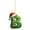B, variant on ZLBDYG 2D Acrylic Christmas Tree Letter Pendant Set - DIY Personalized Decoration for Family Holiday Memories - Customizable New Year Hanging Ornament for Creative Christmas Crafts