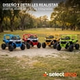 thumbnail image 4 of Carro Buggy Electrico Montable para Niños Carrito de Control Remoto y Manejo Directo con Luces Estereo y Pedales Funcionales con Control Remoto (Amarillo), 4 of 7