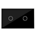 thumbnail image 1 of Smart Wall Touch Switch Light Panel US Touch On/Off Sensor Two Gang One Way Waterproof 240V Controller Switch, 1 of 6