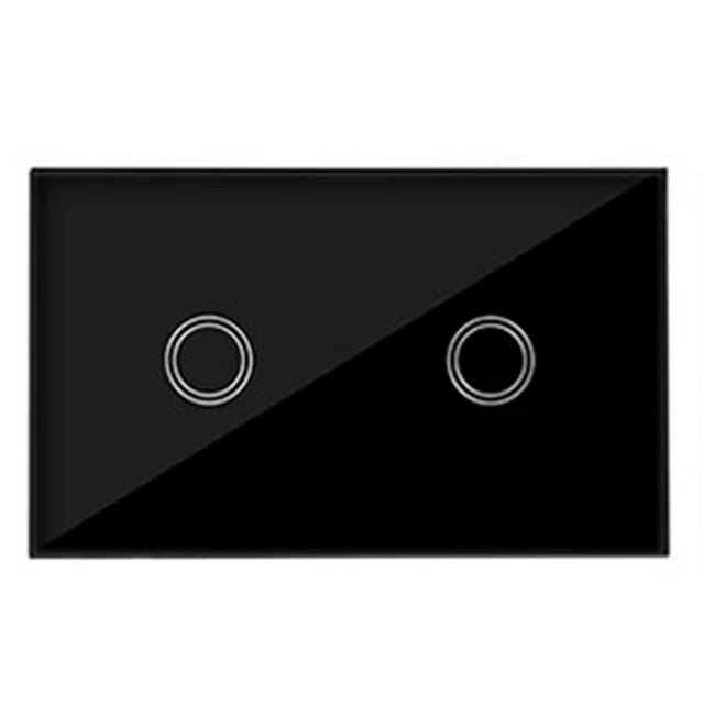 Smart Wall Touch Switch Light Panel US Touch On/Off Sensor Two Gang One Way Waterproof 240V Controller Switch