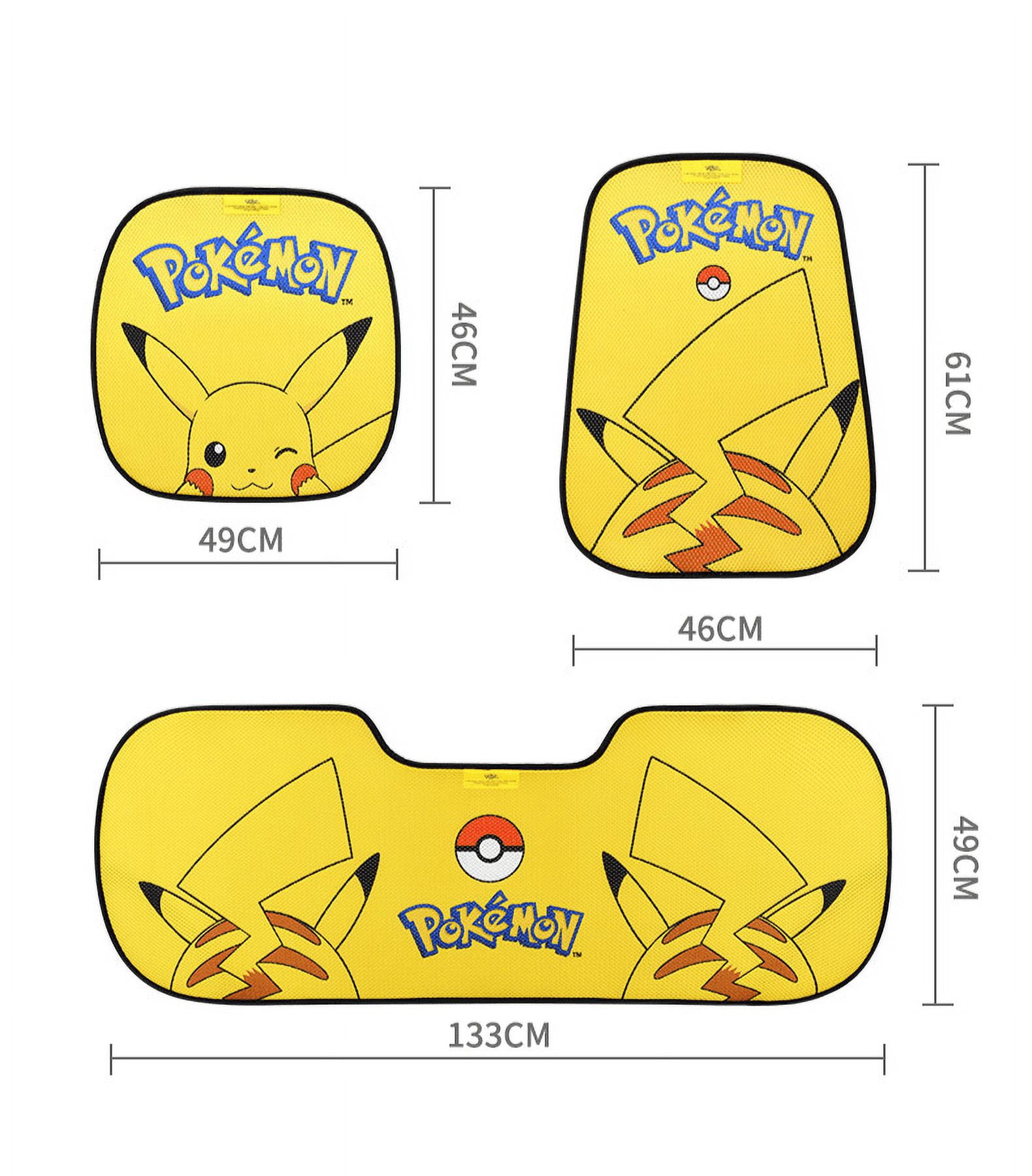 Buy car seat belt covers in Pikachu or Pokemon design