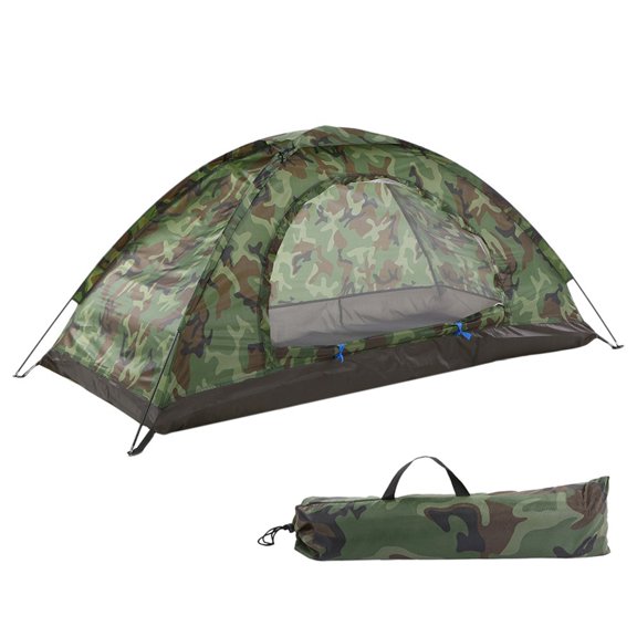 Sportact Camping Essentials,1 2 Person Camping Tent Ultralight Camouflage Garden Sun Shield Outdoor Hiking,Outdoor Sports