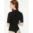 thumbnail image 2 of Free Assembly Women's Mock Neck Bodysuit, 2 of 5