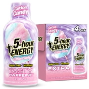 5-hour ENERGY Shot, Cotton Candy Flavor, 1.93 fl oz, 4 Count