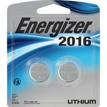 Energizer 2016 3V Lithium Watch Batteries,EVE2016BP, 2 Count