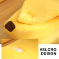 thumbnail image 3 of Cute Banana Cat Bed House Tamaño Extra Grande, Cama Suave navideña para Acurrucarse para Gatos, Preciosos Suministros para Mascotas para Gatos, Gatitos, Conejos, Perros pequeños, Amarillo, 3 of 6