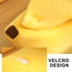 thumbnail image 3 of Bonita cama para gatos con forma de plátano, tamaño extragrande, suave y navideña, suministros encantadores para mascotas, gatos, gatitos, conejos, perros pequeños, color amarillo, 3 of 6