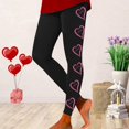 thumbnail image 2 of Women's Leggings 2026 Valentine's Day Casual Printed Workout Yoga Athletic Legging Pants, 2 of 4