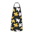 thumbnail image 2 of Lsque Lilies Flowers Waterproof Apron Chef Aprons for Men Heavy Duty Chemical Work Apron Extra Long Grilling Aprons with Adjustable Bib Apron, 2 of 9