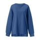 thumbnail image 4 of Ropa para adolescentes,Camiseta de manga larga con forro polar para mujer, jersey extragrande de cuello redondo, top informal suave para mujer, para el hogar y la calle, sopatenor, 4 of 8