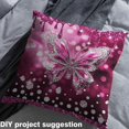 thumbnail image 2 of Homewish Pink Glitter Butterfly 01, Fashion Diamond Room Decor Fabric by the Yard, Teens Kids Girls Female Sewing Fabric, Microfiber Bedroom Decor, 2 of 6