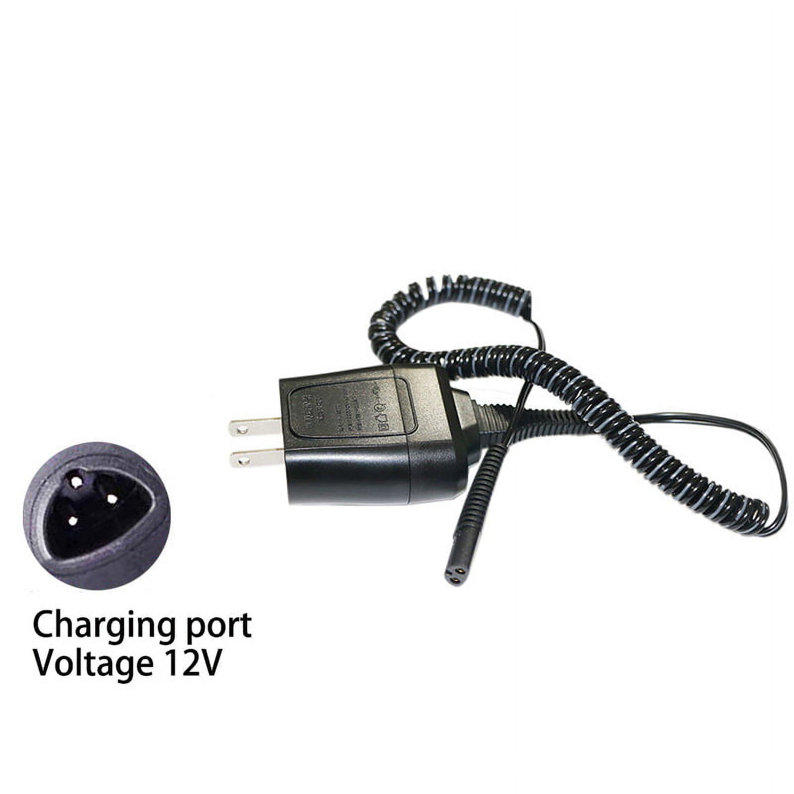  Braun Shaver Charger 12V Power Cord for Braun Series 7 9 3 5 1  XT5 Electric Razor 3040s 340s 9385cc 370 720 760cc 790cc 720s-4 7865cc  9090cc 9330s 5018s 7020s 9095cc