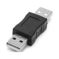 thumbnail image 1 of 1 Pc Dual USB 2.0 Conversion Adapter  USB Male to USB Male Cord Cable Coupler Changer Adapter Connector Converter, 1 of 2