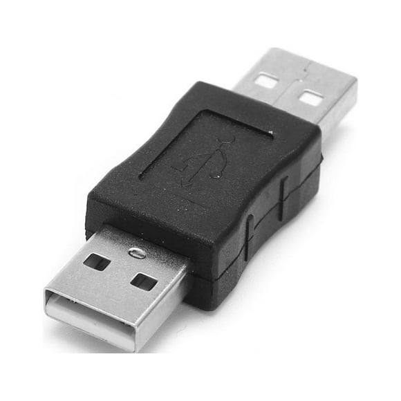 1 Pc Dual USB 2.0 Conversion Adapter USB Male to USB Male Cord Cable Coupler Changer Adapter Connector Converter
