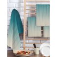 thumbnail image 2 of Teal Blue Ombre Kitchen Dish Towels for Drying Dishes Set of 4, Contemporary Gradient Abstract Art Waffle Weave Microfiber Hand Tea Bathroom Towels Quick Dry & Absorbent Towel 15.7x23.6, 2 of 7