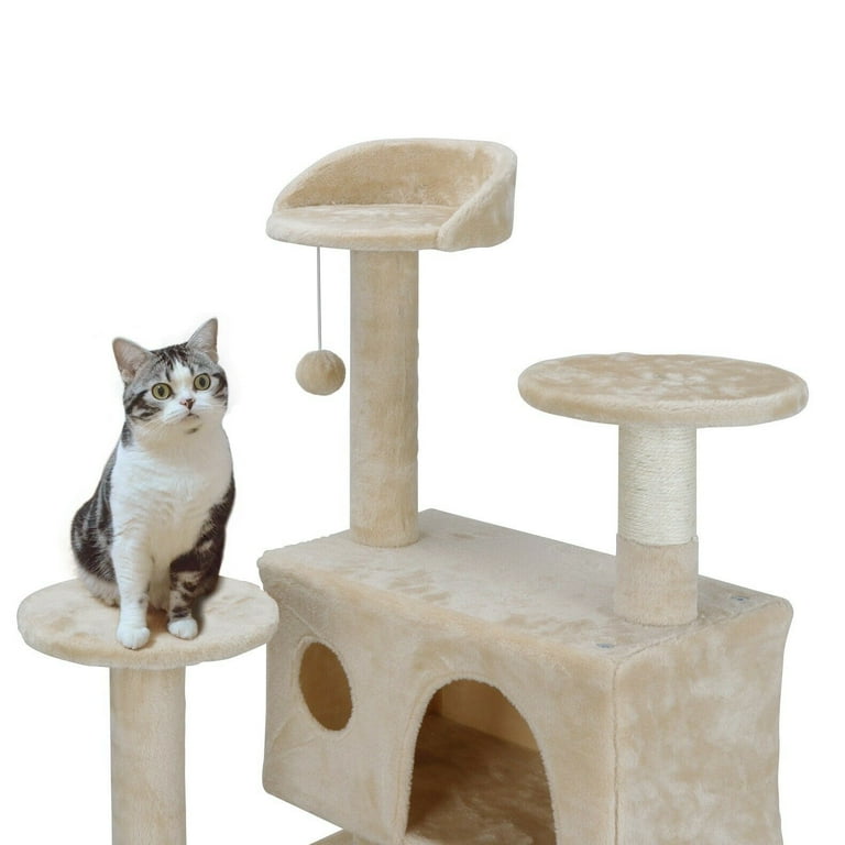 NEW 53 Inches Multi-Level Cat Tree Stand House store Furniture Kittens Activity Tower