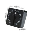 thumbnail image 3 of YFTDEF Mechanical Kitchen Timer, Accurate Reminder, Energy Saving, No Battery Required, Crisp Ringtone, Time Management Tool, Ideal for Cooking and Home Use, 3 of 4