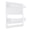Transparent, variant on YAHHU Bedside Shelf Accessories Organizer Wall Mount Self Stick On Dorm Room Wall Storage with Hooks Transparent (9.4 inches / 24 cm)